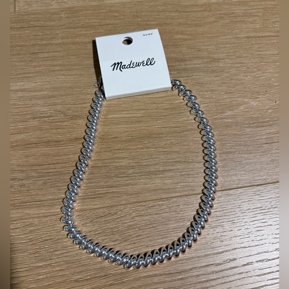 Madewell Shiny Silver Chain Necklace